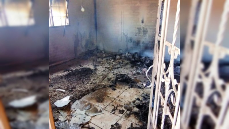 Muere un hombre al incendiarse su habitación, en Zacapu