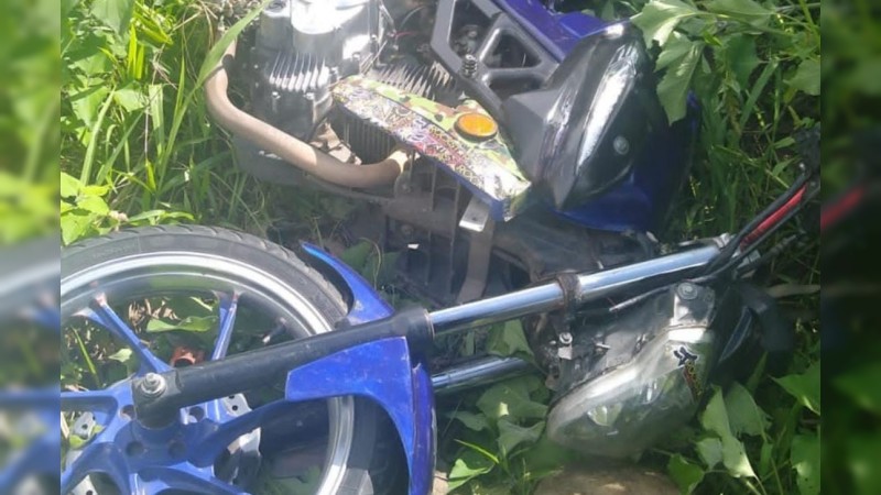 Muere motociclista, tras derrapar su unidad, en Jacona 