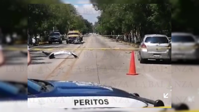 Muere motociclista, tras percance justo frente al Zoo de Morelia  
