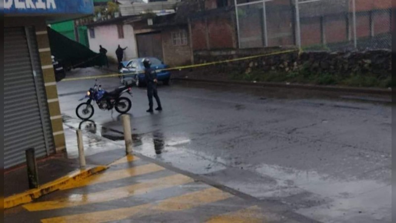 Un muerto deja ataque armado contra pareja, en Uruapan 
