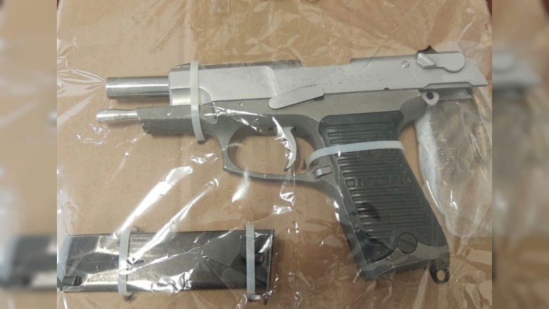 Detiene Policía Morelia a uno en posesión de arma de fuego y cartuchos útiles 