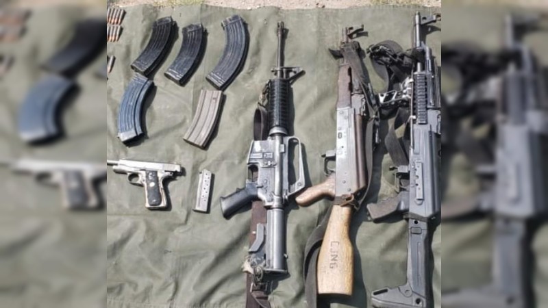 Asegura SSP casi un centenar de armas de fuego, durante septiembre  