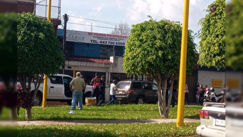 Delincuentes se enfrentan a tiros con policías, en Uruapan; hay 3 detenidos 