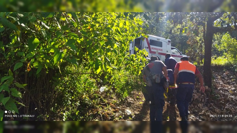 Vuelca camión de Bimbo, en Zitácuaro  