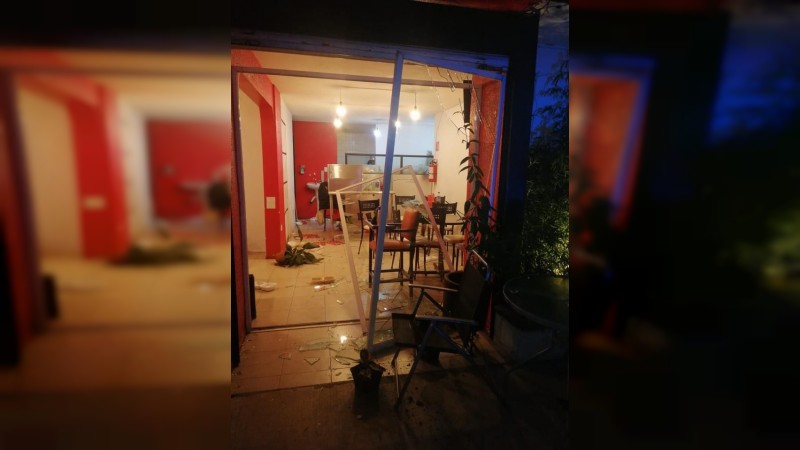 Se registra explosión, en restaurante de Morelia