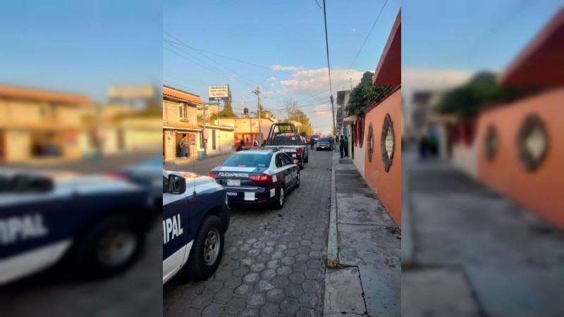 Asesinan a un hombre en Fovissste Morelos de Morelia