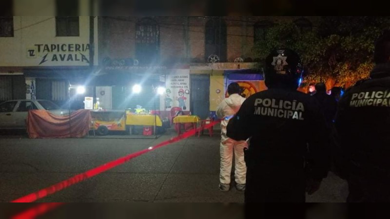 Asesinan a vendedor de hamburguesas, en Morelia  