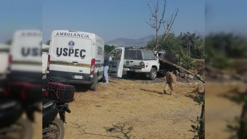 Encuentran a hombre muerto, en brecha de Pátzcuaro 