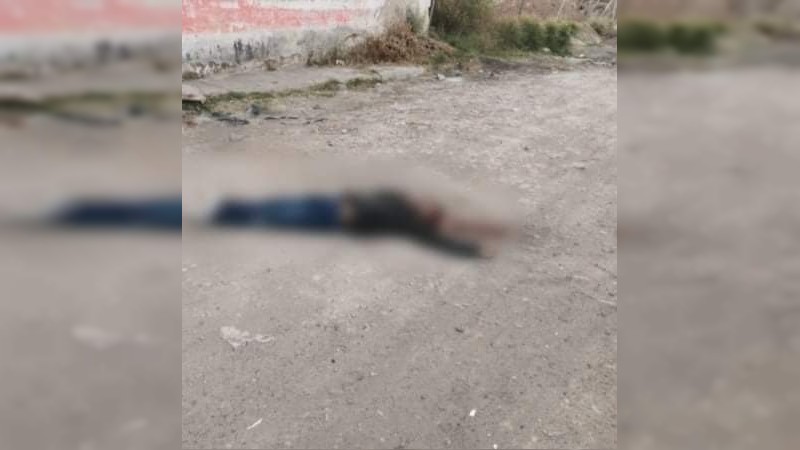 Asesinan a balazos a un joven en Sahuayo