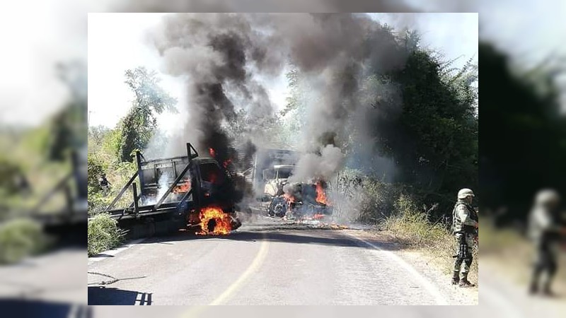 Violencia en Churumuco; autos incendiados, policías desaparecidos y enfrentamientos  