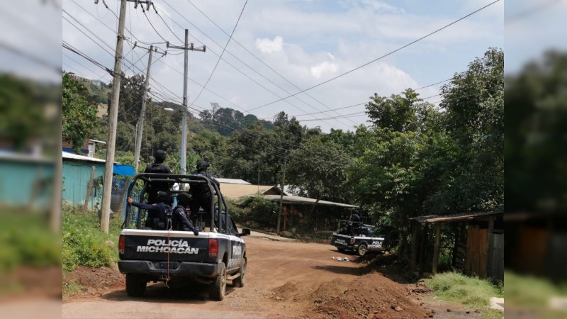 Policías localizan a menor de edad reportada como desaparecida, en Zitácuaro 