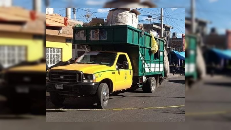 Morelia: balean a recolector de basura, en la Eduardo Ruiz 