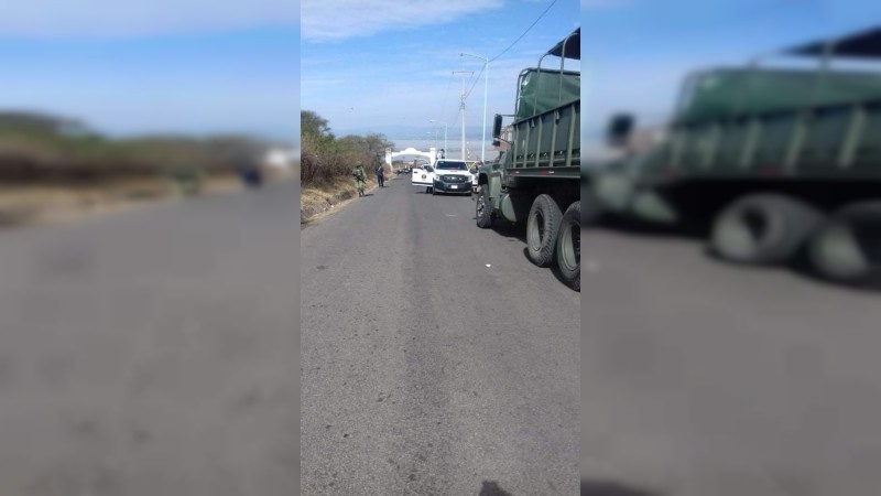 Grupo armado ataca convoy militar en Cuitzeo; hay dos soldados heridos