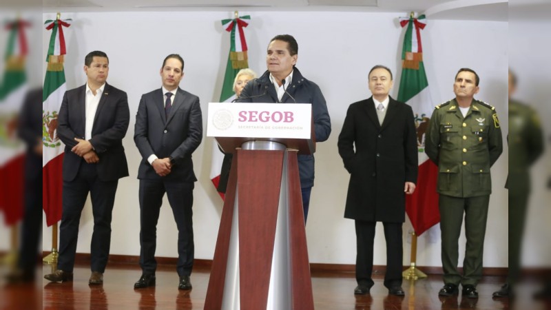 Convoca Silvano Aureoles a Gobernadores a primera reunión de seguridad del año