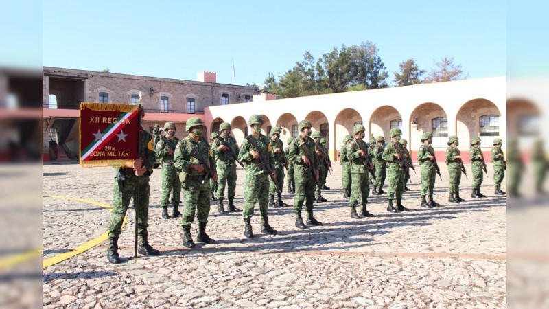 Ejército Mexicano, nuestra fuerza moral y baluarte de la soberanía nacional: Bedolla