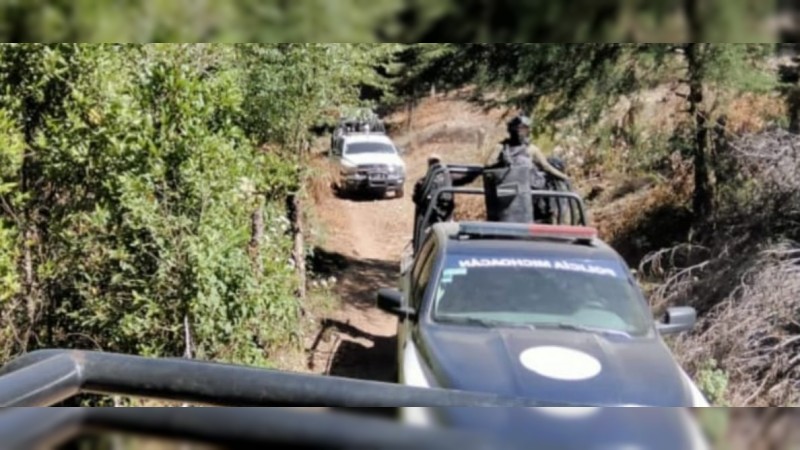 Un delincuente abatido y 3 detenidos, saldo de enfrentamiento, en Uruapan 