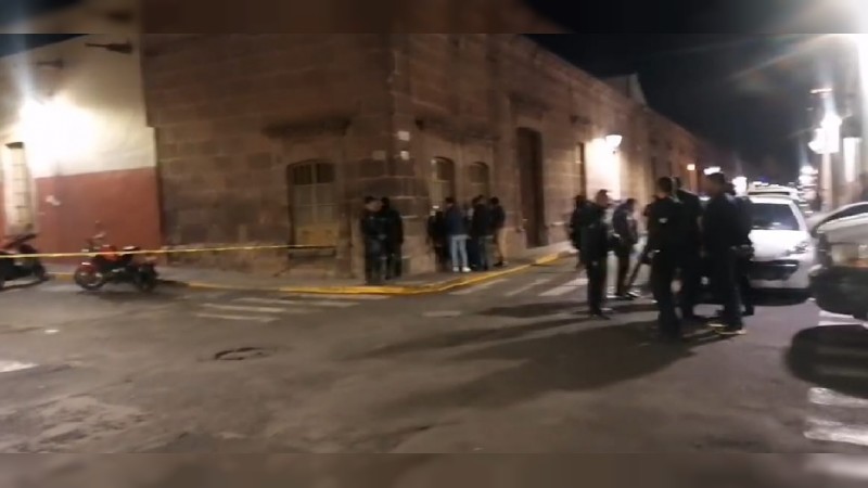 Tras persecución, Policía Morelia detiene a hombre que disparó en bar