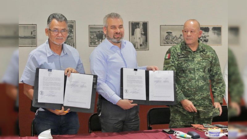 Bedolla inicia en Buenavista firma de convenios del Fortapaz