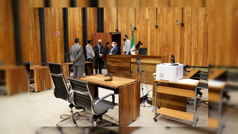 Constata Jorge Reséndiz condiciones de juzgados penales de Morelia
