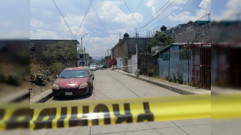 Asesinan a conductor de un auto, en Morelia 