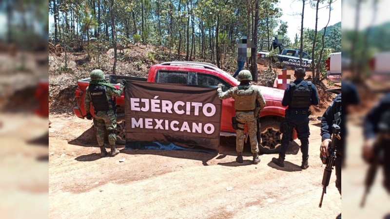 Militares y policías revientan narcocampamento, en Ciudad Hidalgo 