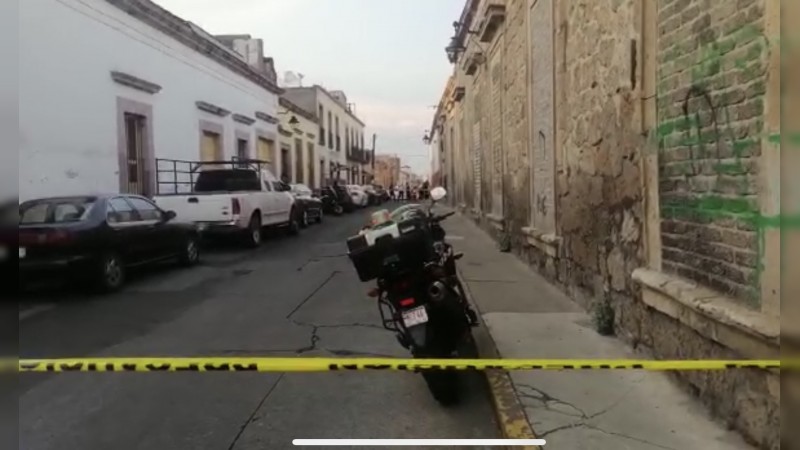 Con todo y operativo policial, ejecutan a empresario en el Centro de Morelia 