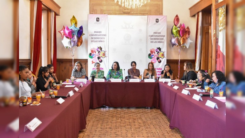 Diputadas escuchan ideas e inquietudes de niñas michoacanas 