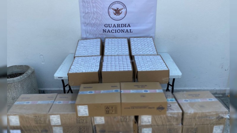 Asegura GN 14 mil pastillas de medicamento controlado, en Morelia 
