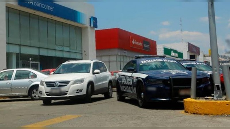 Morelia: asaltan a otro cuentahabiente, tras salir de sucursal bancaria 