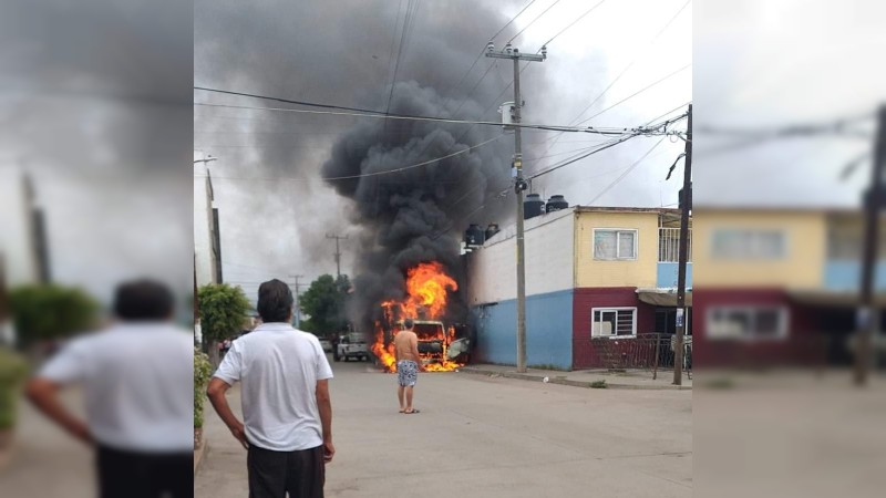 Criminales desafían a autoridades, en Uruapan; sicarios incendian autos 