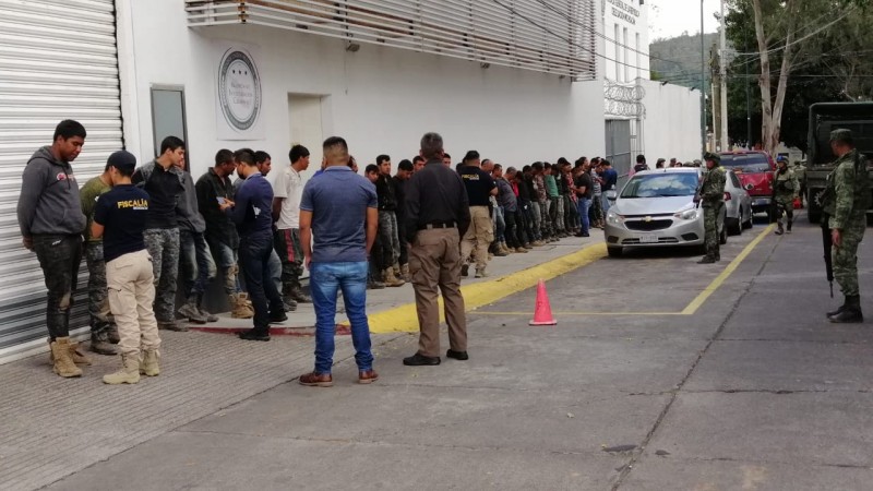 De Morelos, Edomex y de 3 municipios michoacanos, son originarios los 37 detenidos 