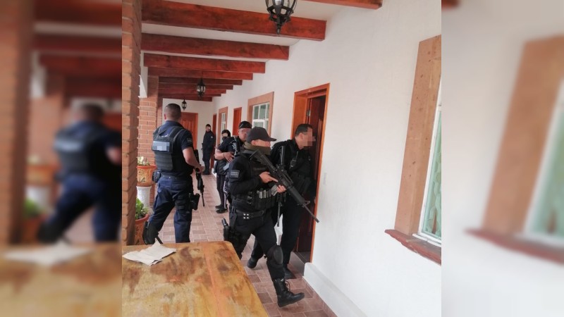 Tras operativo, localizan en Zinapécuaro a 6 presuntas víctimas de extorsión virtua