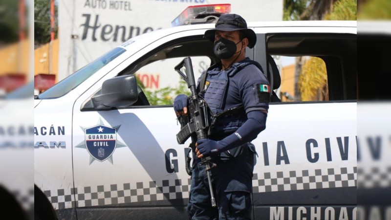 Michoacán mantiene tendencia de 4 meses a la baja en incidencia de homicidios, según la SSP 