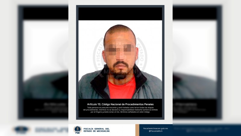 Arrestan a presunto narcomenudista, en Pátzcuaro 