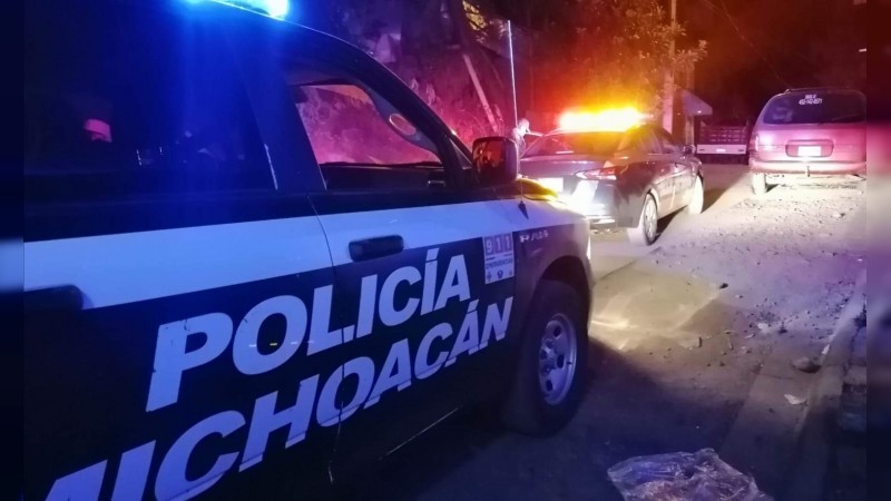 Asesinan de 4 balazos a hombre, en Uruapan 