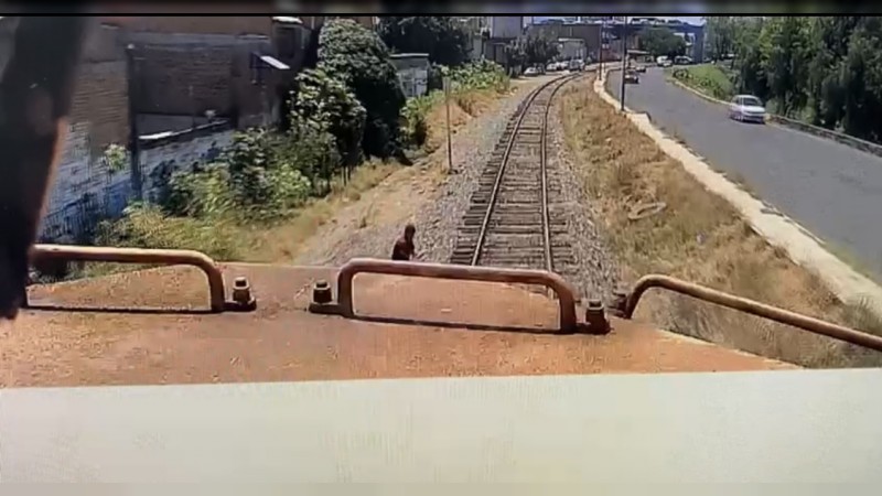 Morelia: hombre se lanza a las vías del tren y termina decapitado