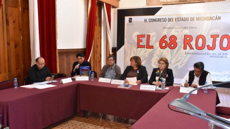 Presentan en Congreso el libro “El 68 Rojo. Los Comunistas en el 68 Mexicano”