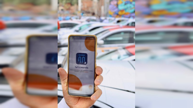 Ponen en marcha nueva aplicación para el servicio de taxis en Morelia