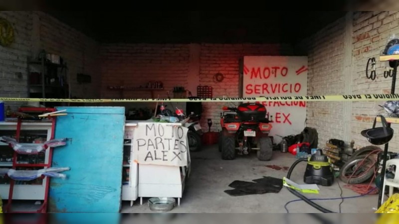 Asesinan a hombre dentro de un taller de motos, en Zamora 