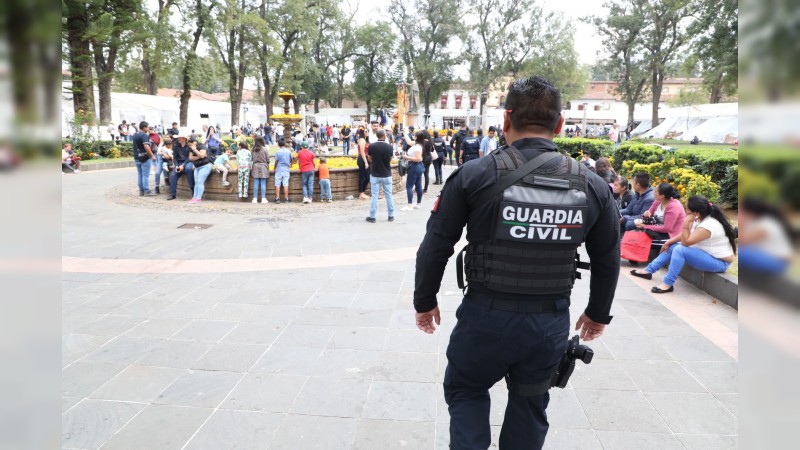 Sin incidentes, concluye Noche de Muertos en Michoacán: SSP