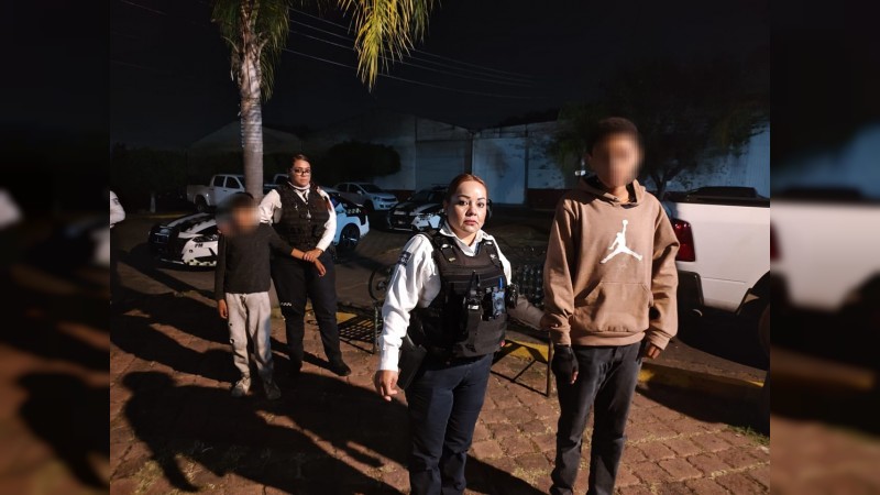 Policía Morelia localiza y resguarda a 9 niños fugados de casa hogar