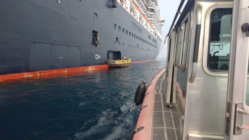 Armada brinda apoyo a turista holandés, que viajaba en crucero  