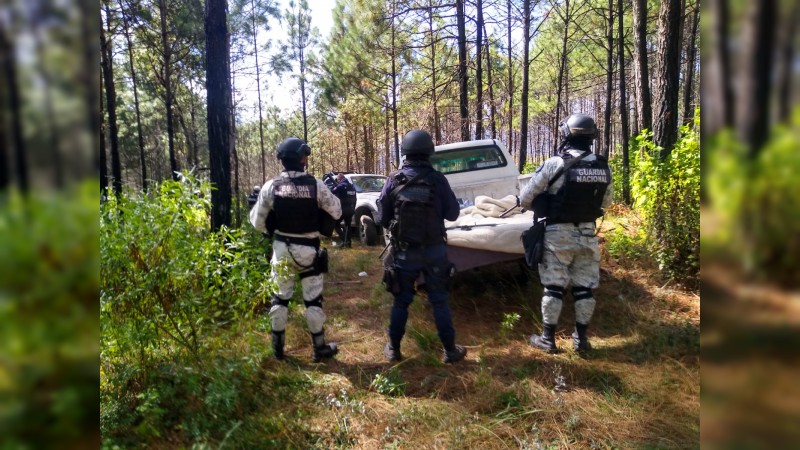 Aseguran arma y camionetas usadas por delincuentes, en Hidalgo  