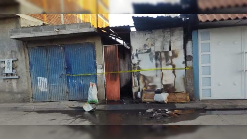 Hallan cadáver dentro de vivienda incendiada, en Uruapan 