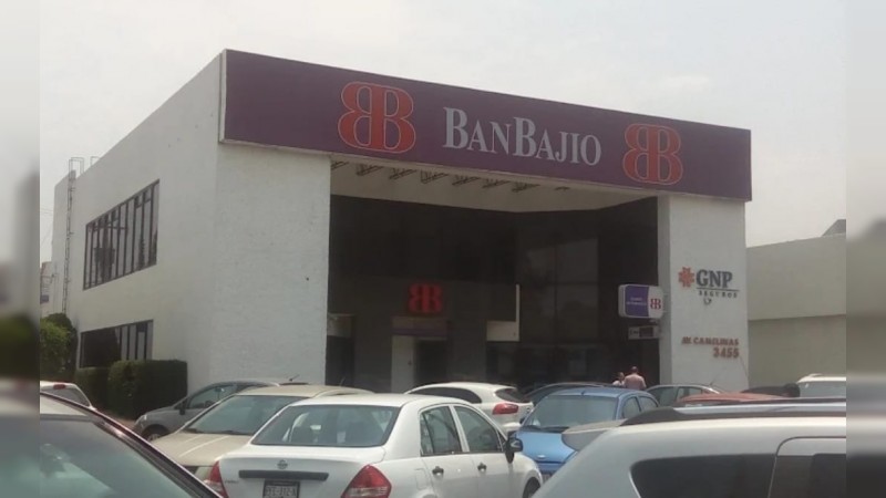Solitario ladrón asalta Banbajio, en Morelia 