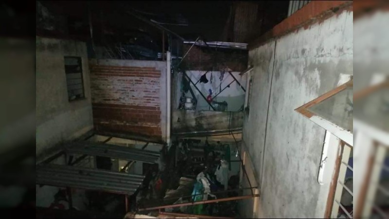 Se registra explosión, en vivienda de Uruapan; hay 4 heridos 