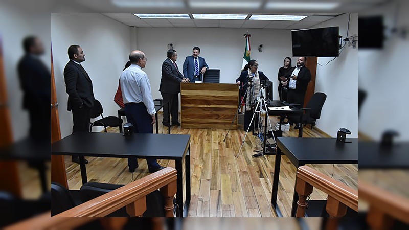 Constata Jorge Reséndiz mejoras a sedes judiciales en La Piedad
