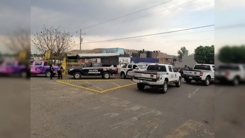 Asesinan a balazos a un hombre en la carretera Morelia-Álvaro Obregón