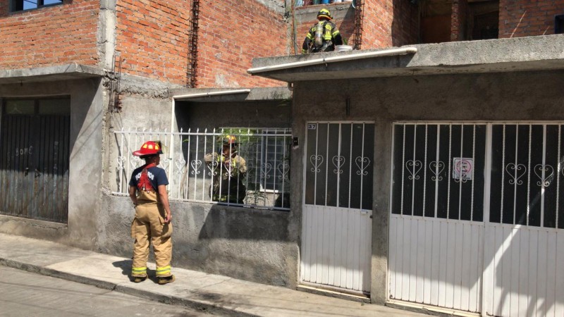 Se registra incendio en vivienda de Colinas del Sur 