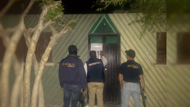 Revientan presunta casa de seguridad, en Morelia 